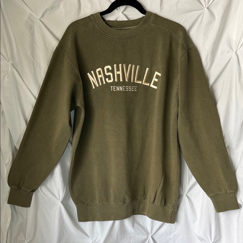 Olive Green Nashville Sweatshirt